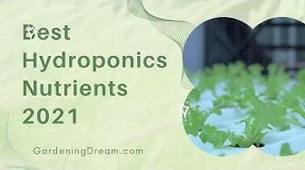 'Video thumbnail for Best Hydroponics Nutrients 2021'