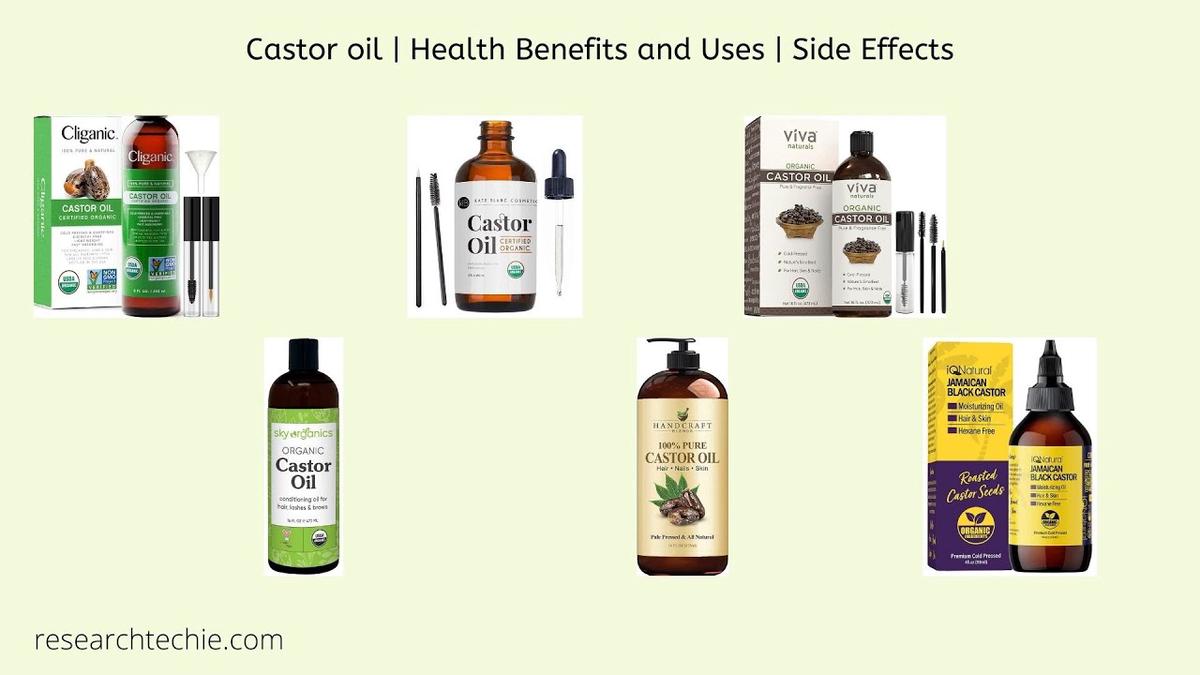 'Video thumbnail for Castor oil | USDA Certified Organic | Cold-pressed | Health Benefits | Uses | Side effects'