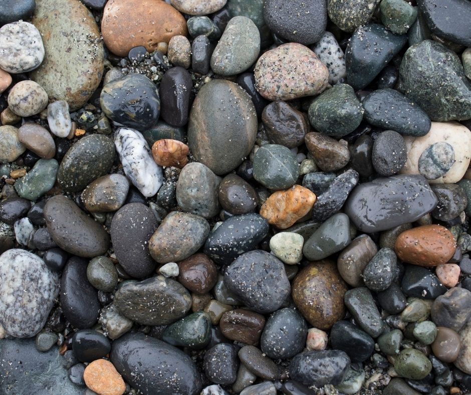 River Rock IN Place on a Slope