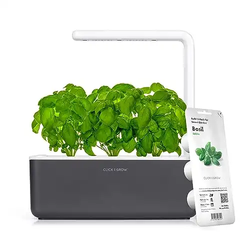 Click & Grow Indoor Herb Garden Kit with Grow Light