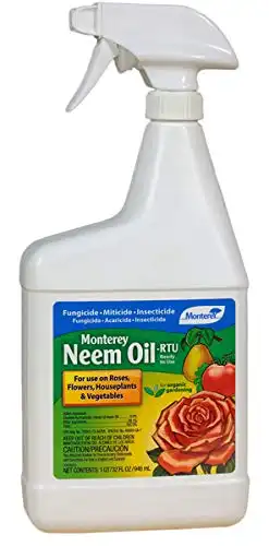 Monterey Neem Oil Insecticide, Miticide and Fungicide Ready to Use Spray