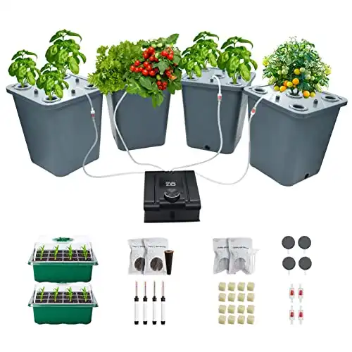 Hydroponic Buckets Kit for Plants, Hydroponics Growing System