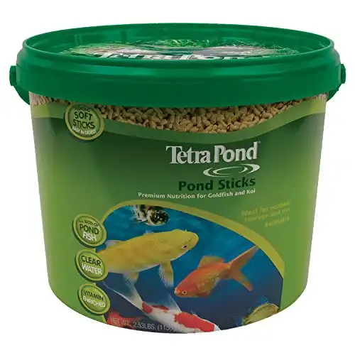 TetraPond Pond Sticks 2.65 Pounds, Pond Fish Food, For Goldfish And Koi