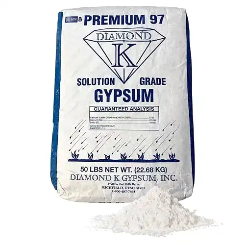 Gypsum Powder - Purest and Soluble Houseplant Food Fertilizer