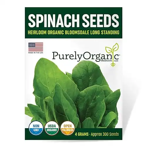 Organic Spinach Seeds