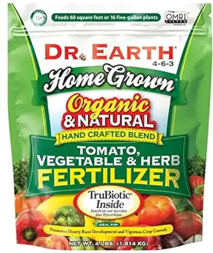 Dr. Earth Organic 5 Tomato, Vegetable & Herb Fertilizer